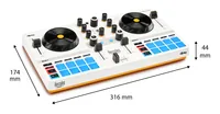 Hercules DJControl Mix Ultra White