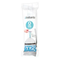 Brabantia Kehrichtsack PerfectFit O 30 l, 20 Stück - Parfümiert: Nein - Eigenschaften: Keine Eigenschaft - Verpackungseinheit: 20 Stück - Volumen: 30 l - Trageriemen: Ja - Material: Kunststoff