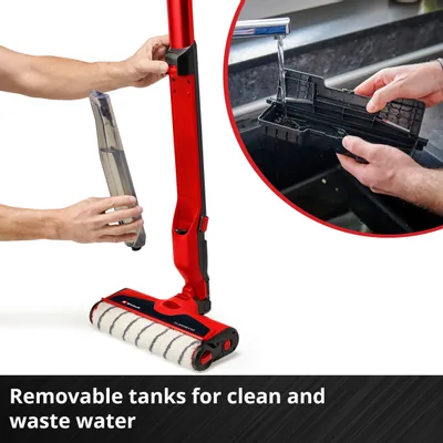 Einhell Hartbodenreiniger Cleanexxo Solo - Produkttyp: Hartbodenreiniger - Eigenschaften: Abnehmbarer Wassertank