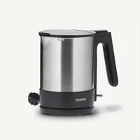 Severin WK 3409 electric kettle 1.7 L 2200 W Black, Stainless steel