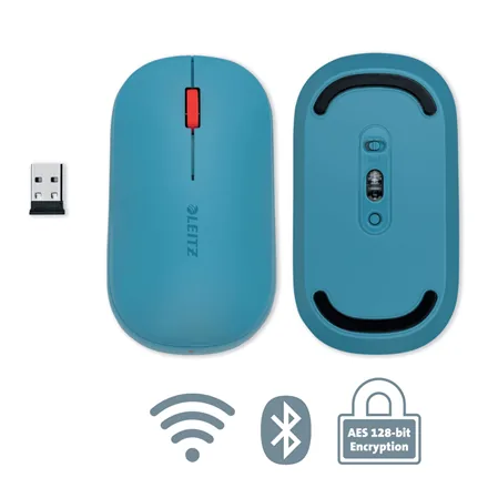 Leitz Cosy mouse Office Ambidextrous RF Wireless + Bluetooth 4000 DPI