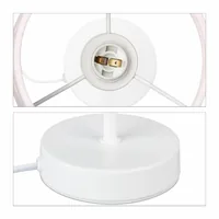 Relaxdays 4052025904258 table lamp E14 Pink