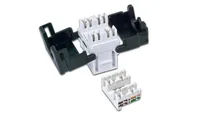 Wirewin Keystone-Modul Cat.6A UTP - Modultyp: Keystone - Anschluss Front: Buchse RJ-45 - Anschluss Rück: Klemmen - Medientyp: Netzwerk - Schirmung: Nein - Verpackungseinheit: 1 Stück