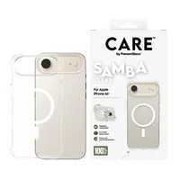 CARE Back Cover Fashionable Samba iPhone Air Black - Grundfarbe: Transparent - Fallsicher: Ja - Kompatible Hersteller: Apple - Detailfarbe: Transparent - Mobiltelefon Kompatibilität: iPhone Air - Material: Kunststoff