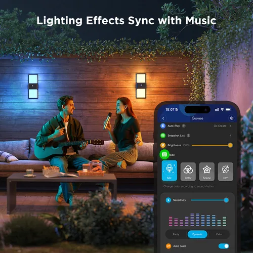 Smart Outdoor Wall Light