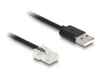 DeLOCK RJ50 to USB 2.0 Type-A Barcode Scanner Coiled Cable 2 m