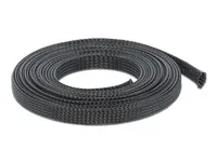Delock Kabelschlauch 10mx12mm, dehnbar Schwarz - Detailfarbe: Schwarz - Breite: 12 mm - Länge: 10 m - Produkttyp: Kabelschlauch - Ausstattung Kabelmanagement: Zuschneidbar - Elastisch - Verpackungseinheit: 1 Stück