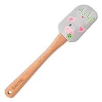 Städter Teigschaber Lucky Baking Mehrfarbig, 25 cm - Set: Nein - Detailfarbe: Mehrfarbig - Spülmaschinenfest: Nein - Material Küchenhelfer: Holz - Silikon