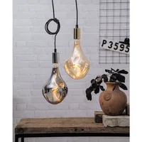 Star Trading Pendelleuchte E27 Chrom - Betriebsart: Netzbetrieb - Lampensockel: E27 - Smart Home: Nicht kompatibel - Farbtemperatur Kelvin: Je nach Leuchtmittel - Anwendungsbereich: Indoor - Gesamtleistung: 0 W
