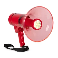 Vonyx Megaphon MEG050 - Nennleistung: 50 W - Prinzip: Aktiv - Einsatzgebiete: Schulen / Aulen - Sportstätte - Ausstattung: Volumenregler - Integrierter Sirenen-Sound - Aufnahme- und Wiedergabefunktion - Bluetooth Audio Streaming - USB Audio Streaming - In