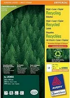 Avery Zweckform Universal-Etiketten LR3655 210 x 148 mm, 100 Blatt - Klebehaftung: Stark haftend - Drucker Kompatibilität: Laser - Inkjet - Anzahl Blatt: 100 × - Papierformat: A4 - Anzahl Etiketten: 200 - Etikettengrösse: 210 x 148 mm