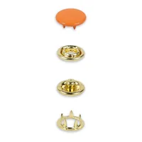 Prym Druckknöpfe Jersey 12 mm, Orange - Detailfarbe: Orange