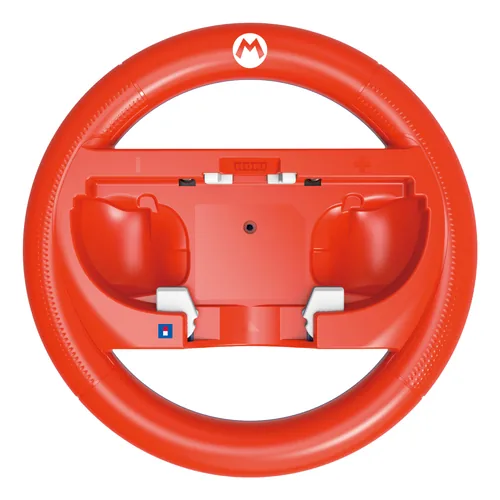 Hori Lenkrad Mario Kart Wheel Attachment – Mario [NSW2/NSW] Rot - Plattform: Nintendo Switch - Nintendo Switch 2 - Verbindungsmöglichkeiten: Keine - Controller Typ: Lenkrad - Detailfarbe: Blau - Rot