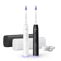 Philips Sonicare 6500 series HX7419/01 brosse à dents électrique Adulte Brosse à dents à ultrasons Noir, Blanc