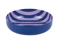 present time Schale Bowl Animado Small, Cobalt blue / Soft purple - Unterteilungsmöglichkeit: Nein - Material: Eisen - Detailfarbe: Kobaltblau - Violett - Set: Nein - Form: Rund