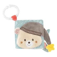 fehn Kinderwagenspielzeug Stoffbuch Bruno - Material: Plüsch - Polyester - Zubehörtyp: Kinderwagenspielzeug - Detailfarbe: Mehrfarbig