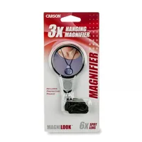 Carson MagniLook magnifier 6x Grey, Transparent, White