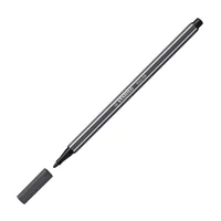 STABILO Fasermaler Pen 68 Schwarzgrau - Strichstärke: 1 mm - Set: Nein - Verpackungseinheit: 1 Stück - Eigenschaft-Stift: Keine - Anwender: Schule - Büro - Erwachsene - Kinder - Fasermaler & Fineliner Art: Filzstift