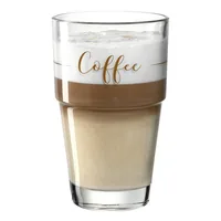 LEONARDO 043477 coffee glass Transparent 2 pc(s) 410 ml