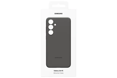 Samsung Back Cover Silicone Case Galaxy S24 FE Schwarz - Grundfarbe: Schwarz - Fallsicher: Nein - Kompatible Hersteller: Samsung - Detailfarbe: Schwarz - Mobiltelefon Kompatibilität: Galaxy S24 FE - Material: Silikon