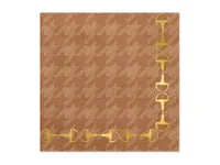 PartyDeco SP33-104 paper napkins Brown, Gold 12 pc(s)