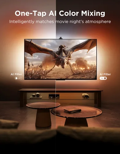 Govee R2A80 Three-camera TV Backlight 55-65inches | Taśma LED | podświetlenie dla TV 55-65 cali, RGBWWIC, Wi-Fi+Bluetooth