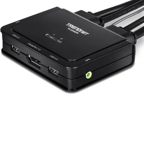 TRENDnet KVM Switch 2-Port Kit 4K DisplayPort