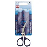 Prym Stickschere Professional 10 cm, gebogen - Verpackungseinheit: 1 Stück - Detailfarbe: Silber - Violett - Produkttyp: Stickschere