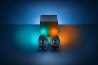 Razer PC-Lautsprecher Nommo V2 - Audiokanäle: 2.1 - Detailfarbe: Schwarz - Schnittstellen: USB Typ A - Bluetooth - Ausstattung: Lautstärke- und Bassregler