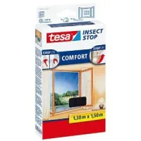 Tesa Fliegengitter Fenster 1,3X1,5m anthrazit 55388