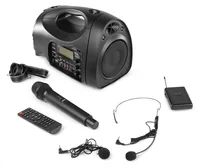 Vonyx PA-System ST016 - Einsatzgebiete: Gastro / Gewerbe - Home-Party /-Disco - Installation - Kleinere Bühnen - mobil - Schulen / Aulen - Sportstätte - Anwendungsbereich: Aerobic / Fitness - Andere - Entertainer - Installation - Live / Bühne - Sprache - 