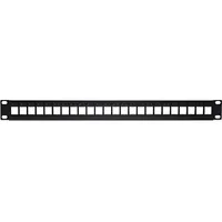 TRENDnet Patchpanel 24-Port Blank Cat6 1U 19"" rackmount