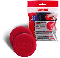 Sonax Handapplikator Super Soft 2 Stück - Detailfarbe: Rot - Set: Nein - Zubehörtyp: Applikator