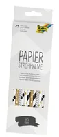Folia Strohhalm Papier, Glitzer, 25 Stück, Mehrfarbig - Materialtyp: Papier - Material: Papier - Packungsgrösse: 25 Stück - Länge: 20 cm - Detailfarbe: Weiss - Schwarz - Gold