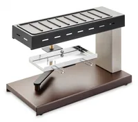 TTM Convivial raclette grill 450 W Black, Brown, Silver