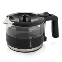 Princess Filterkaffeemaschine Compact 12 Schwarz/Silber - Detailfarbe: Schwarz - Silber - Anzahl Tassen: 12 - Ausstattung: Anti-Rutsch-Füsse - Anti-Tropfsystem - Herausnehmbarer Filter - Kaffeekannenfunktion