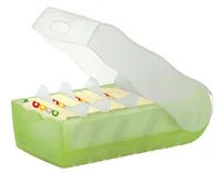 HAN Karteibox Croco A8 998-603 grün 9.7x6.7x19.1cm