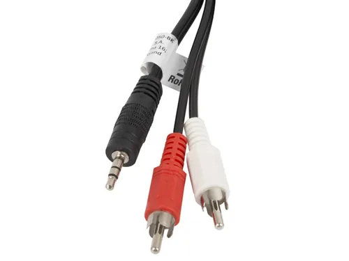 LANBERG Minijack 3.5mmM 3 PIN->2x RCACINCHM Kabel 5,0m