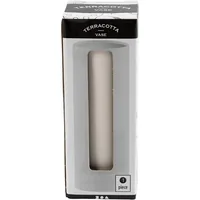 Creativ Company vase Cylinder-shaped Terracotta White