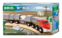 BRIO Eisenbahn Santa Fe Train - Kategorie: Eisenbahnwagen & Lokomotiven - Altersempfehlung ab: 3 Jahren - Material: Holz - Nachhaltigkeit: FSC®