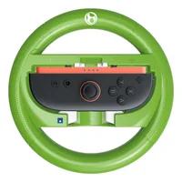 Hori Lenkrad Mario Kart Wheel Attachment – Yoshi [NSW2/NSW] Grün - Plattform: Nintendo Switch - Nintendo Switch 2 - Verbindungsmöglichkeiten: Keine - Controller Typ: Lenkrad - Detailfarbe: Grün - Weiss