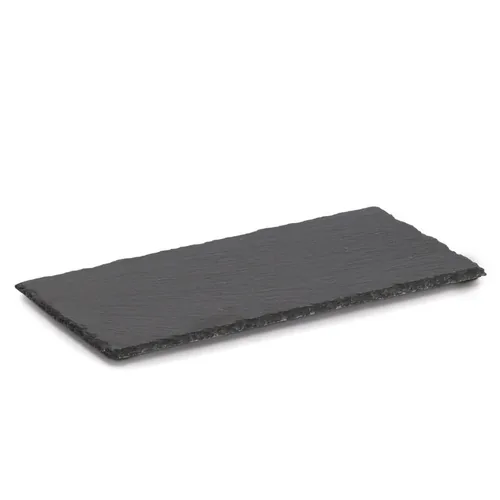 Zeller Present Servierplatte Schiefer 30 x 15 cm - Material: Schiefer - Nachhaltigkeit: Nicht angegeben - Detailfarbe: Schwarz