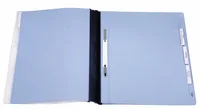 DURABLE Personalakte Blau/Transparent - Typ: Personalakte - Ausstattung: Sichttasche auf Vorderdeckel - Detailfarbe: Transparent - Blau - Material: Plastik - Karton