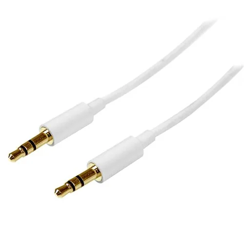 StarTech.com MU2MMMSWH câble audio 2 m 3,5mm Blanc