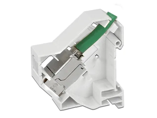 Delock Hutschienenhalter Keystone 180° gedreht - Typ: Halterung - Detailfarbe: Grau