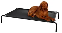Kerbl Hundeliege Vacation 130 cm x 80 cm x 20 cm - Breite: 80 cm - Länge: 130 cm - Detailfarbe: Schwarz - Tierart: Hund - Produkttyp: Liege