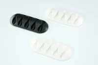 Schönenberger CableClip Kabelhalterungen, 66 mm, Weiss / Schwarz - Ausstattung Kabelmanagement: Keine - Produkttyp: Kabelbinder - Verpackungseinheit: 3 Stück - Material: Kunststoff - Detailfarbe: Schwarz - Weiss