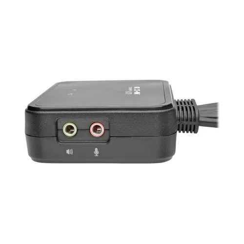 Tripp Eaton Tripp Lite series 2-Port USB/HD Cable KVM Switch with Audio/Video, Cables and USB Peripheral Sharing