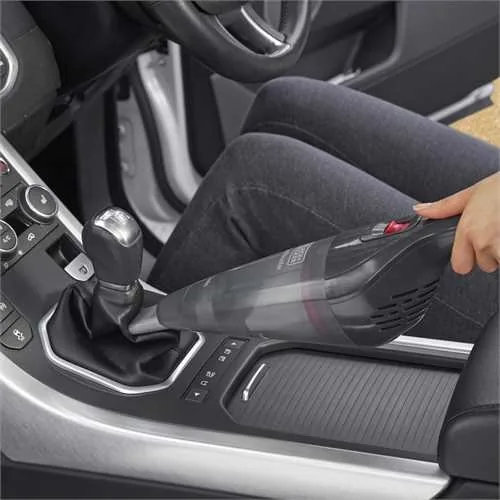BLACK+DECKER Auto-Handstaubsauger NVB12AVA-XJ - Staubbehältervolumen: 370 ml - Leistung: 9 W - Eingangsspannung: 12 V
