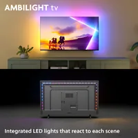 Philips TV 55PUS8500/12 55 4K Ambilight TV, 2025 - Auflösung: 3840 x 2160 (Ultra HD 4K) - Bildschirmdiagonale: 55  - Tuner-Signal: DVB-C (Kabel) - DVB-S2 (Satellit) - DVB-T2 (terrestrisch) - Analog - HDMI Anschlüsse: 3 - Schnittstellen: Bluetooth - RJ-45 